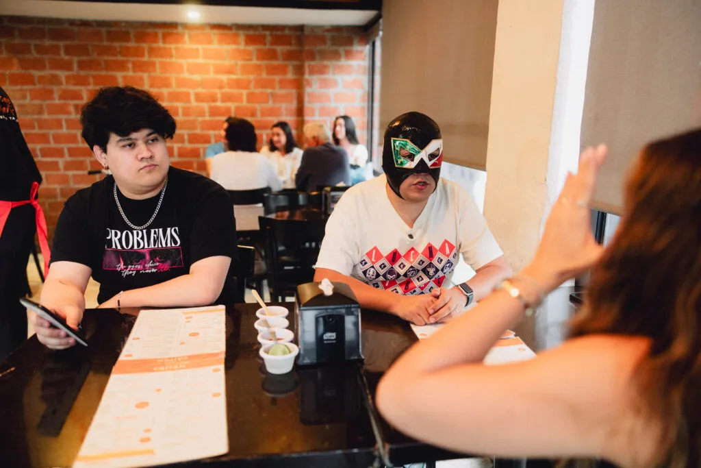 Lucha Libre Experience in Taqueria El Caifan